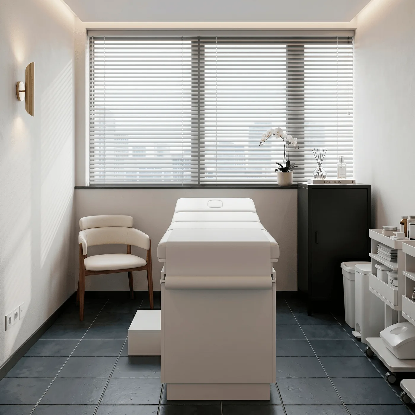 Sala de procedimentos da Clínica Santté